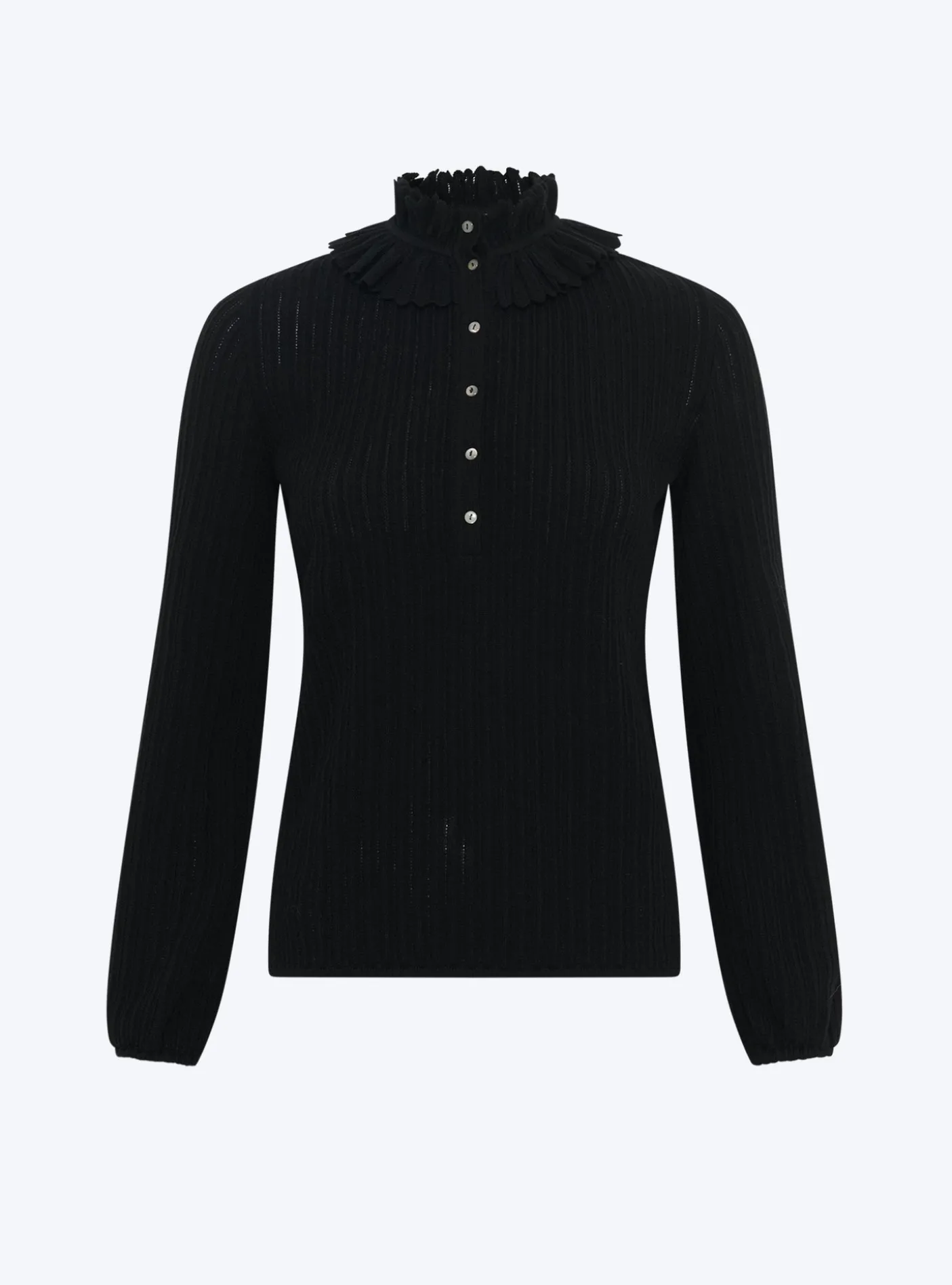 blouse maille mini-chevrons