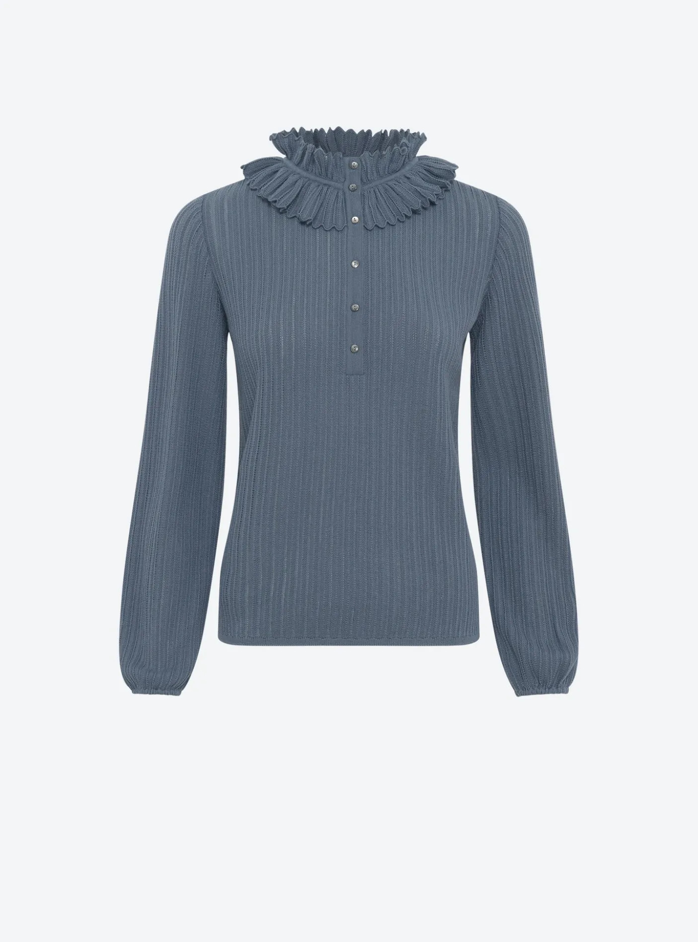 blouse maille mini-chevrons