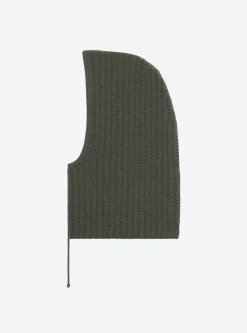 cagoule en maille torsadée