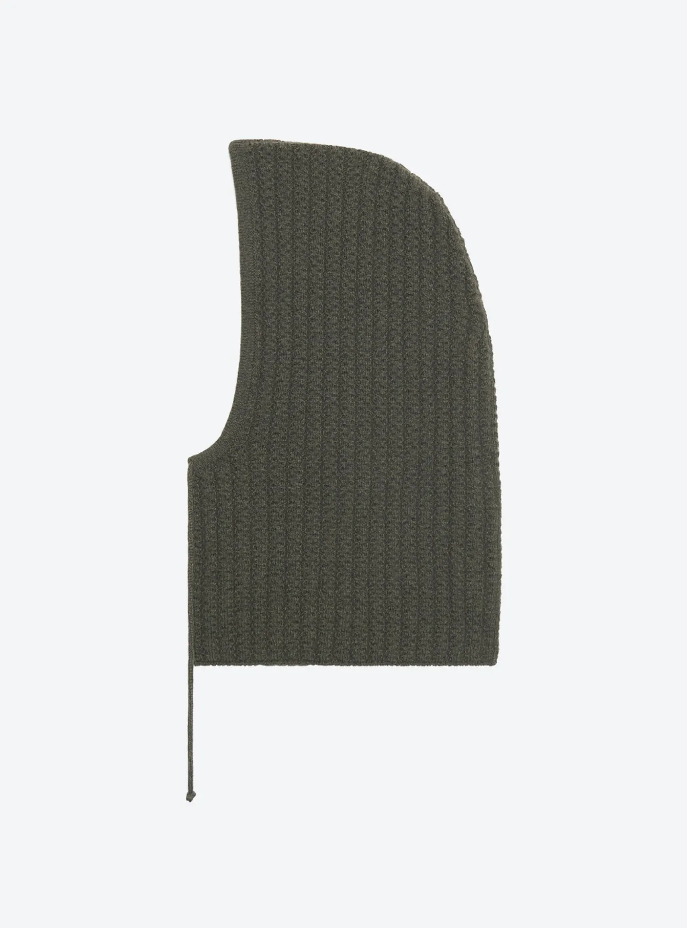 cagoule en maille torsadée