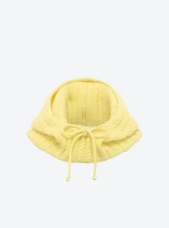 cagoule en maille torsadée