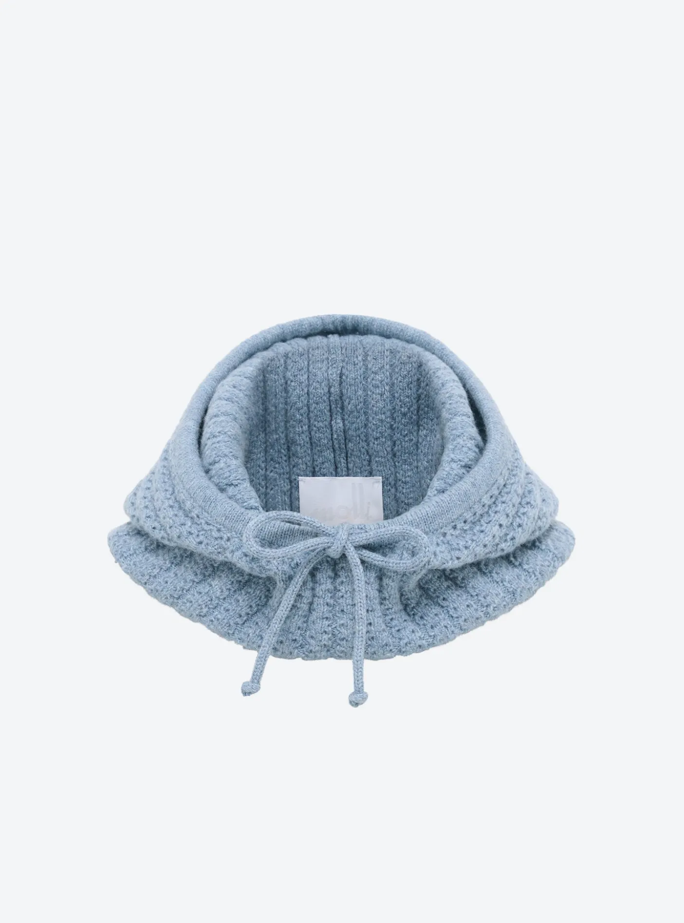cagoule en maille torsadée