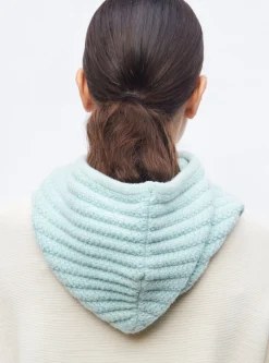 cagoule en maille torsadée