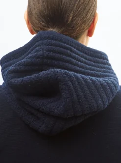 cagoule en maille torsadée