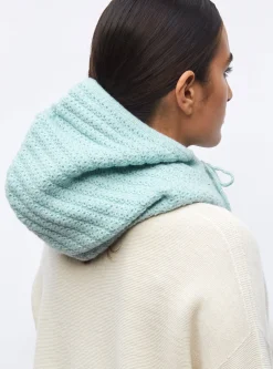 cagoule en maille torsadée