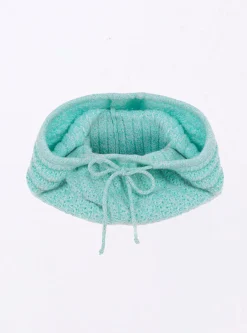 cagoule en maille torsadée