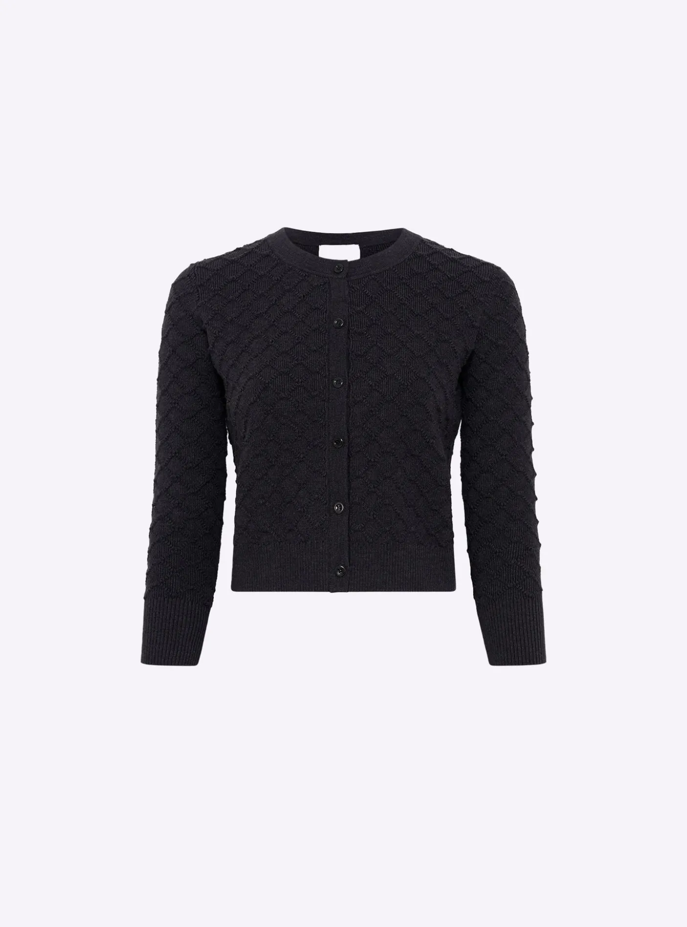 cardigan maille boutis