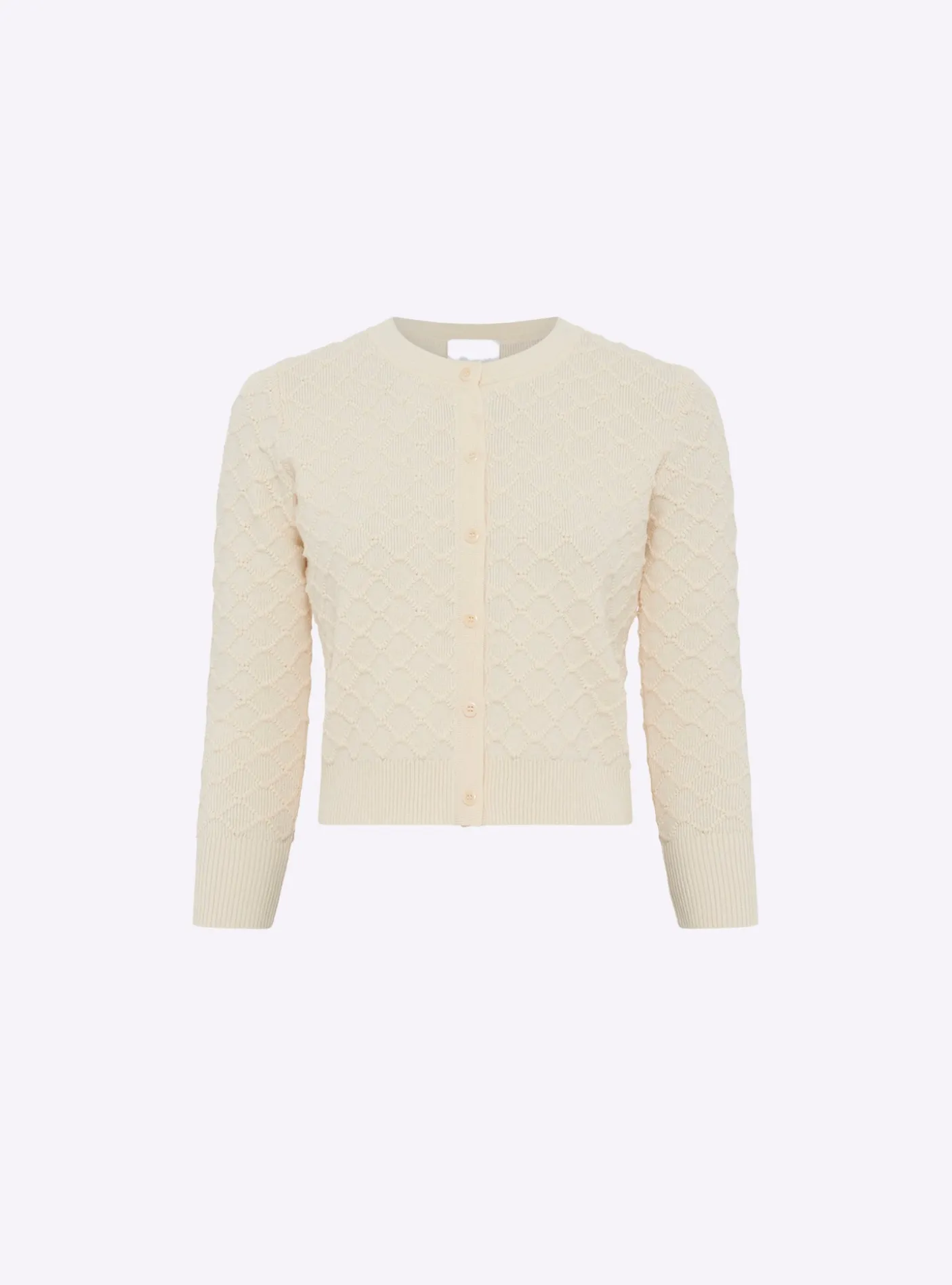 cardigan maille boutis