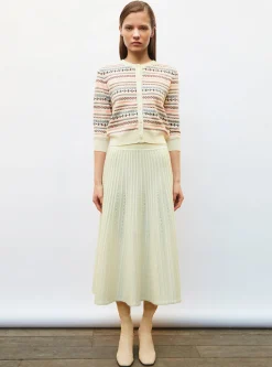 cardigan maille jacquard fair isle