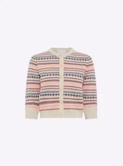 cardigan maille jacquard fair isle