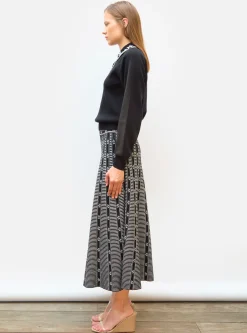 chemise maille brodée main