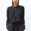 chemise maille col croquet