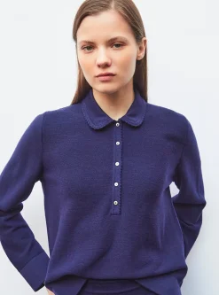 chemise maille col croquet