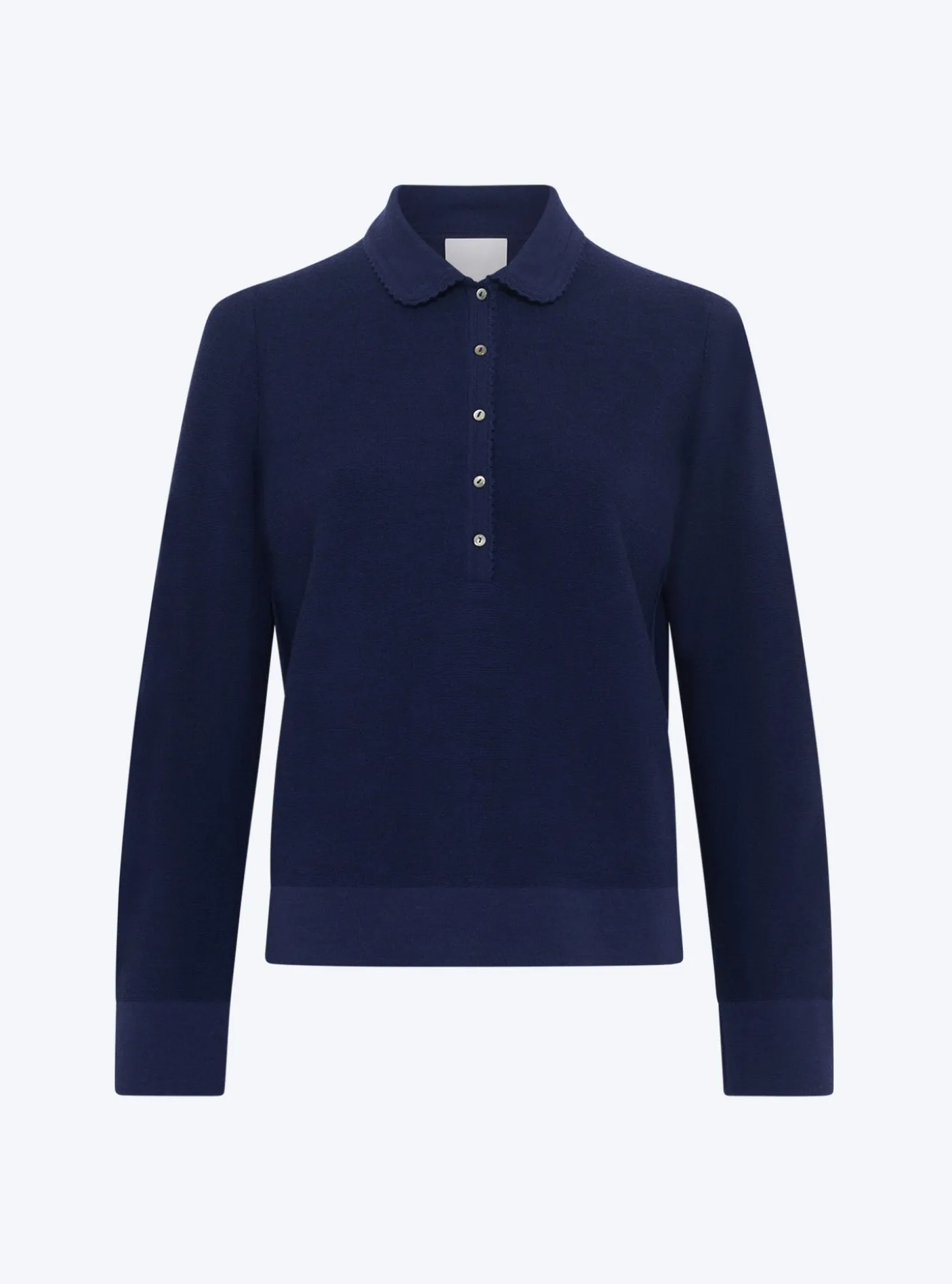 chemise maille col croquet