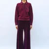 chemise maille col gansé