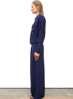 chemise maille col gansé