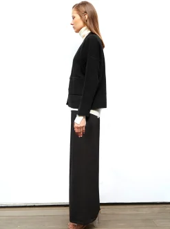 grand cardigan en maille ondulée