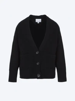 grand cardigan en maille ondulée