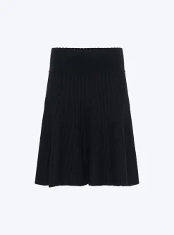 jupe courte maille bijou