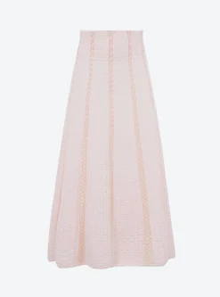 jupe en maille panier tressé