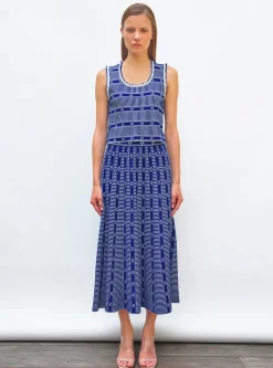 jupe jacquard mini fleurs