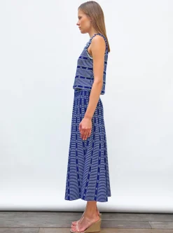 jupe jacquard mini fleurs
