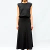 jupe longue maille bijou