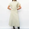 jupe longue maille broderie anglaise