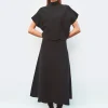 jupe longue maille broderie anglaise