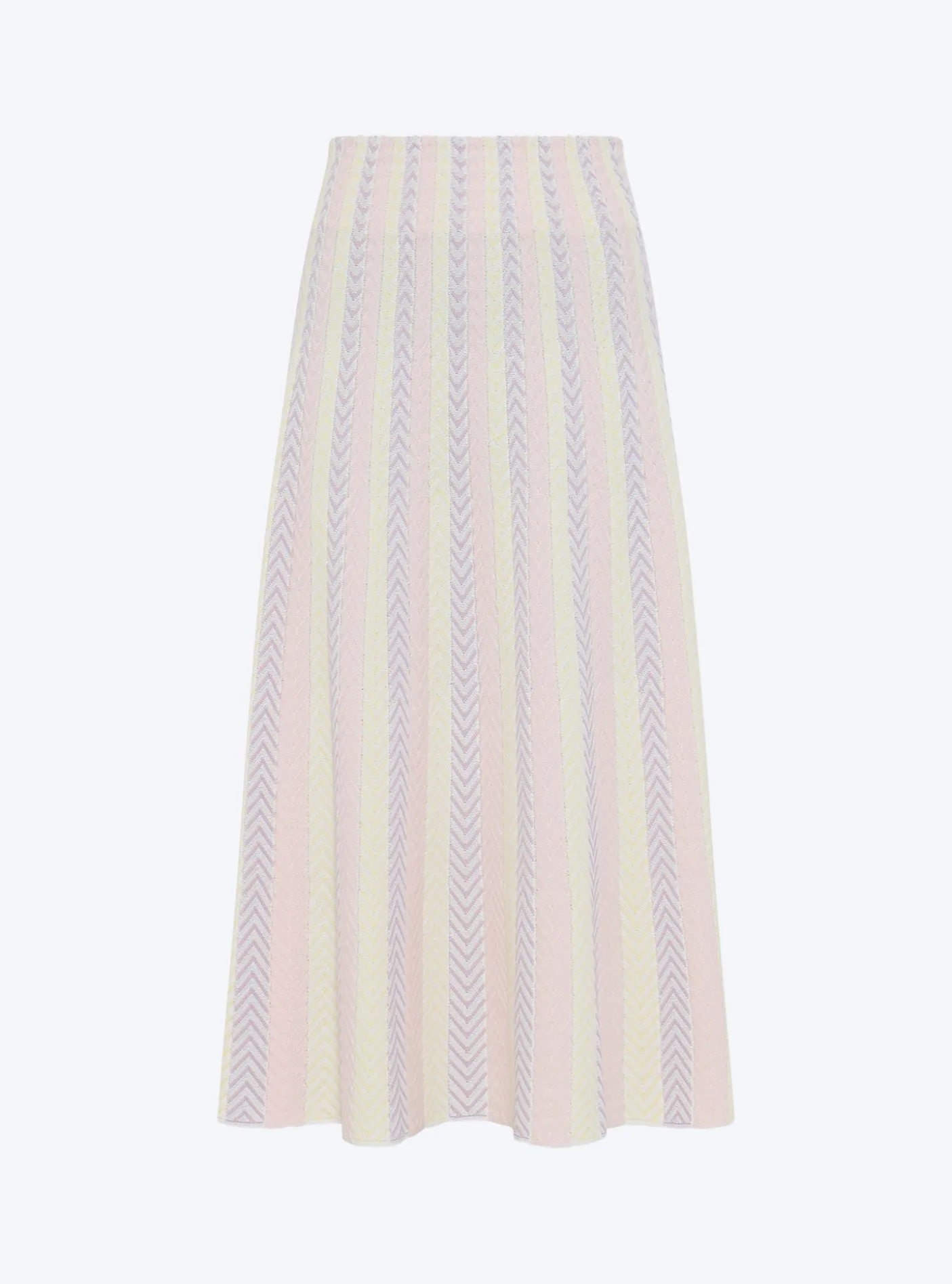 jupe réversible maille chevron