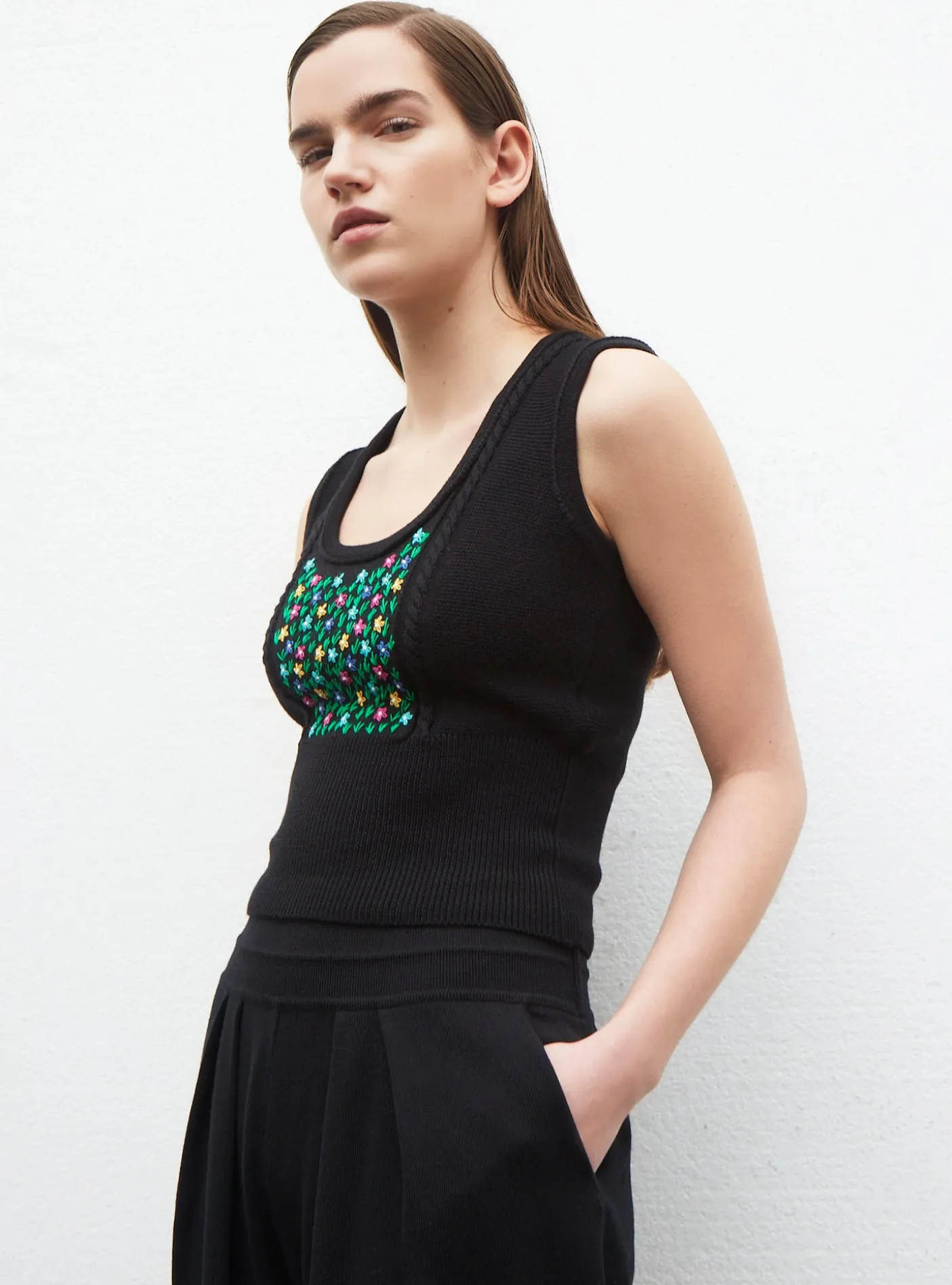 pantalon fluide maille d'été