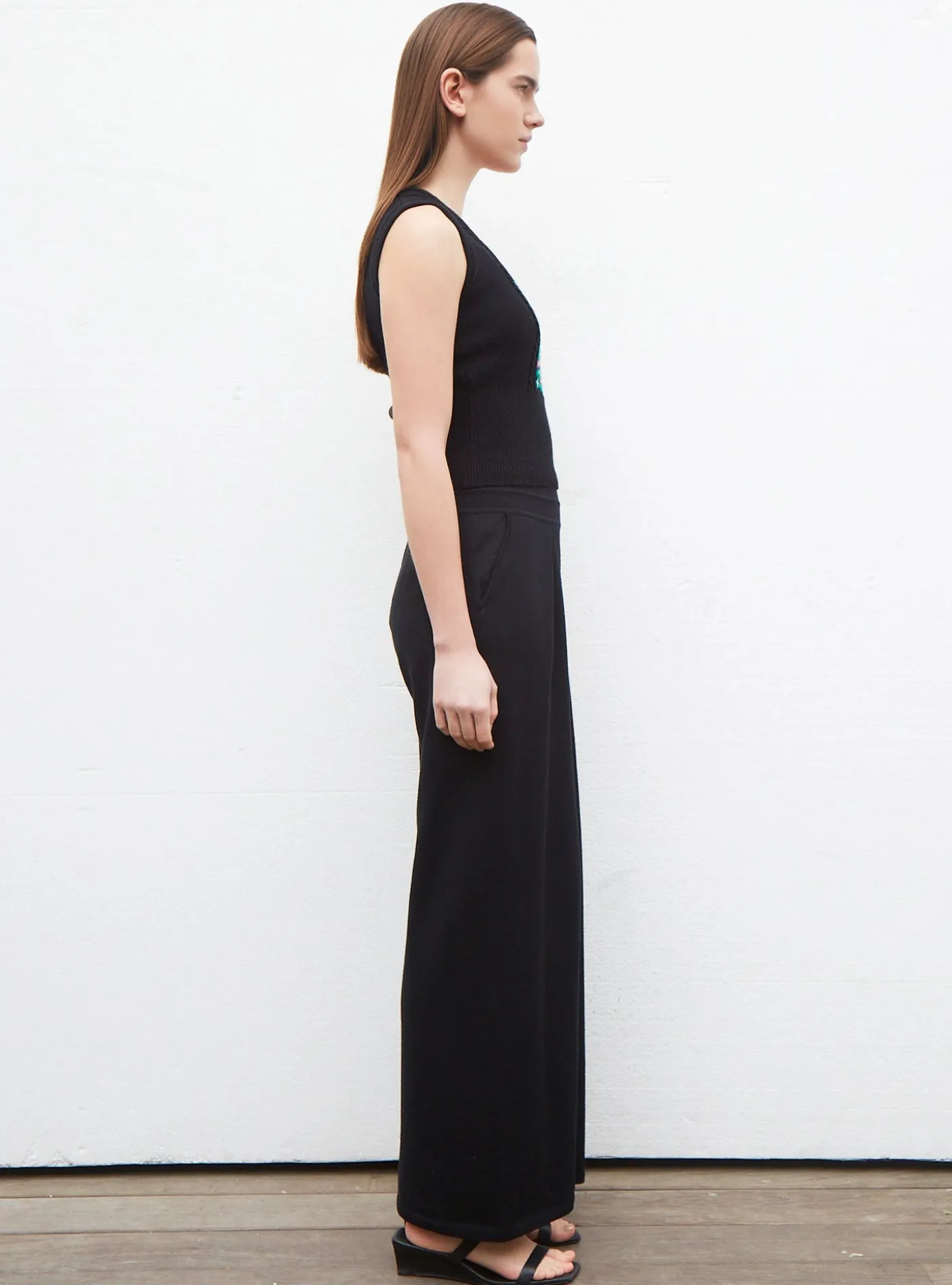 pantalon fluide maille d'été