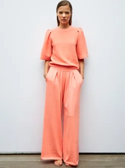 pantalon fluide maille fine jersey