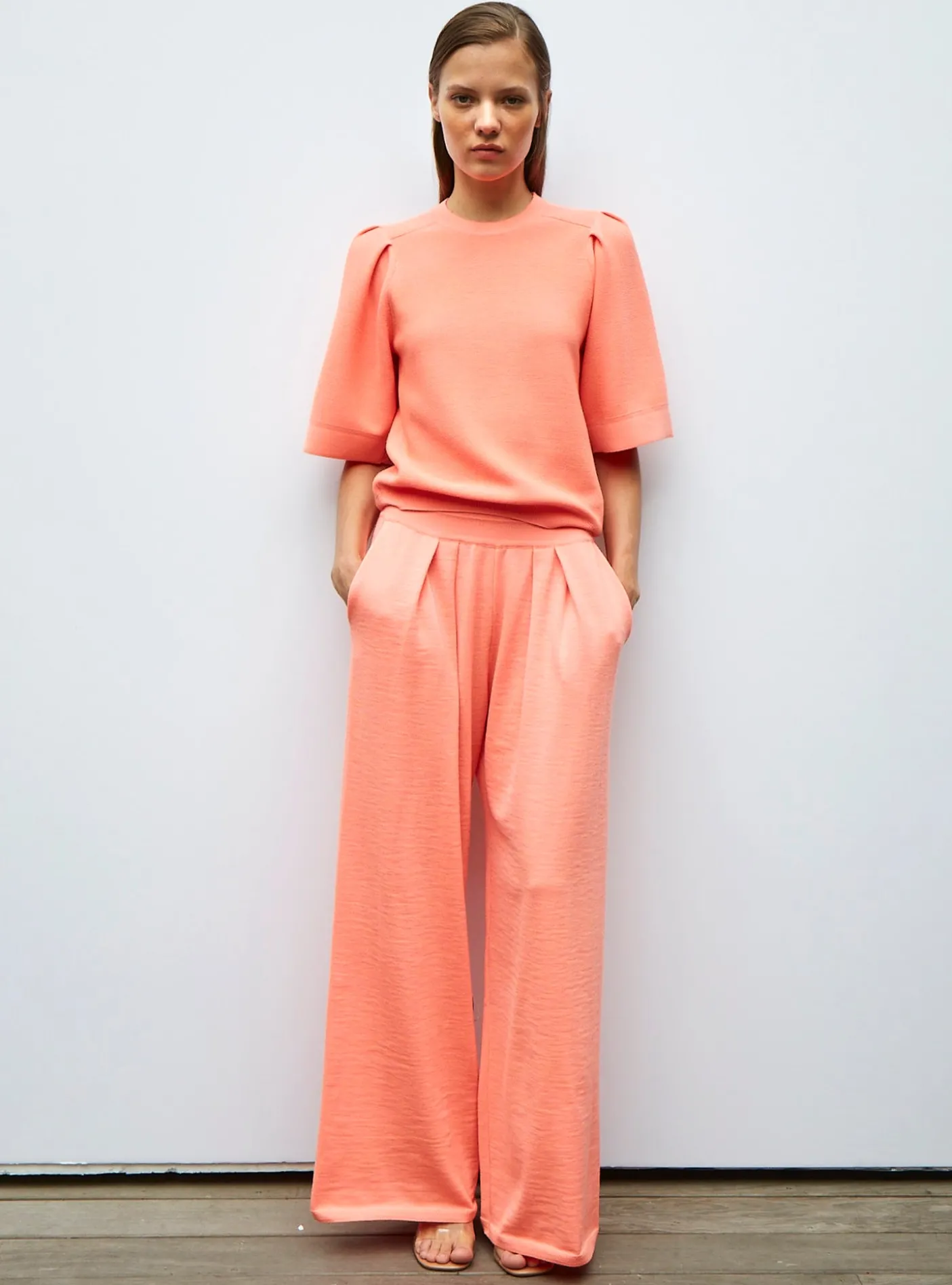 pantalon fluide maille fine jersey