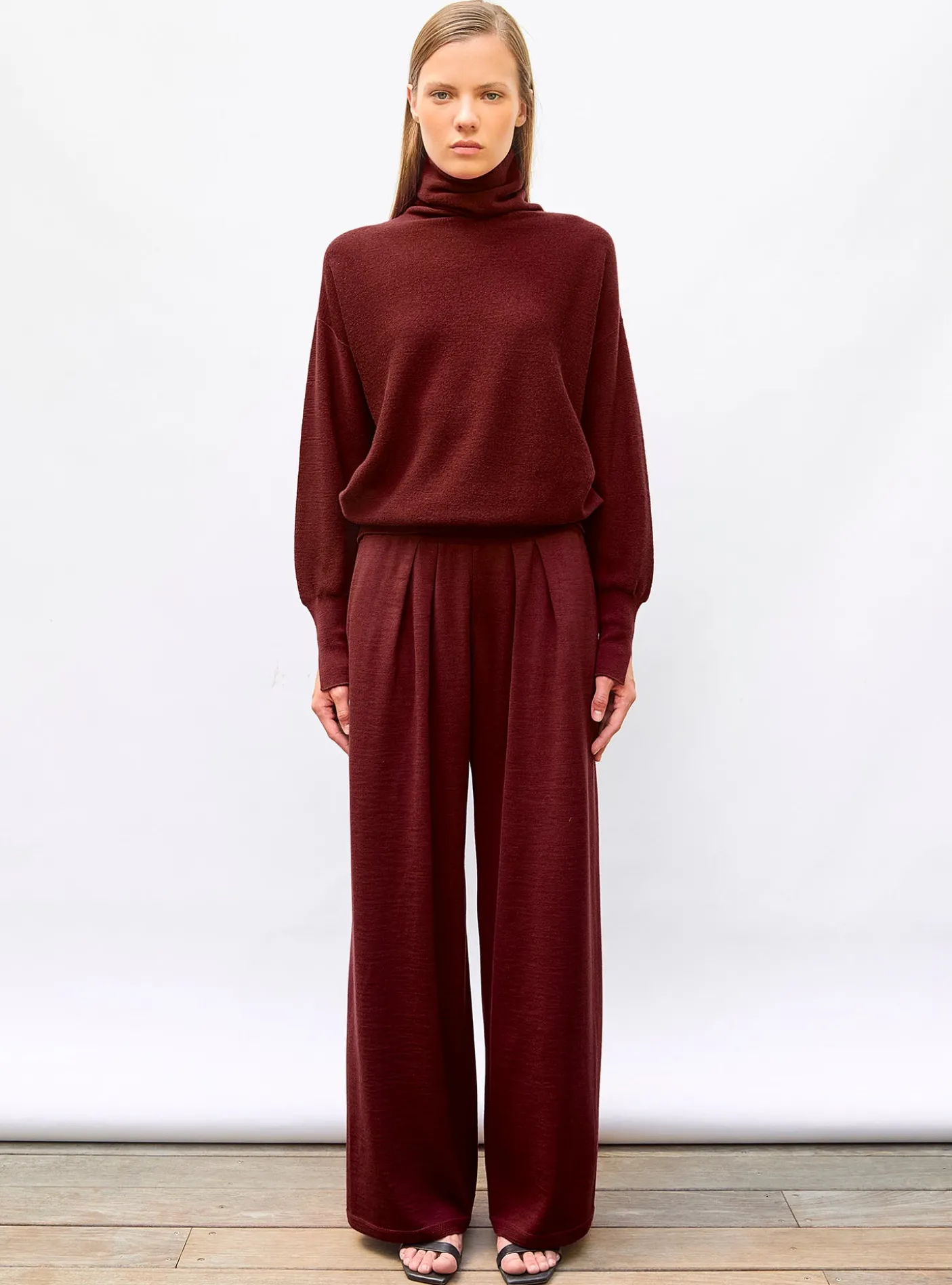 pantalon fluide maille fine jersey