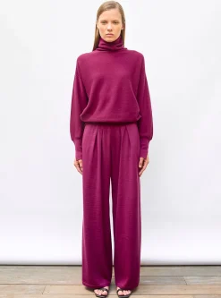 pantalon fluide maille fine jersey
