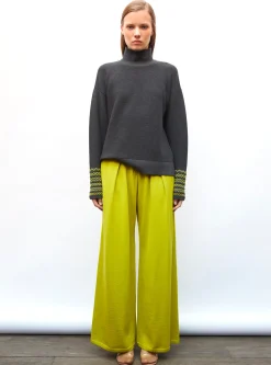 pantalon fluide maille fine jersey