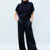 pantalon fluide maille fine jersey