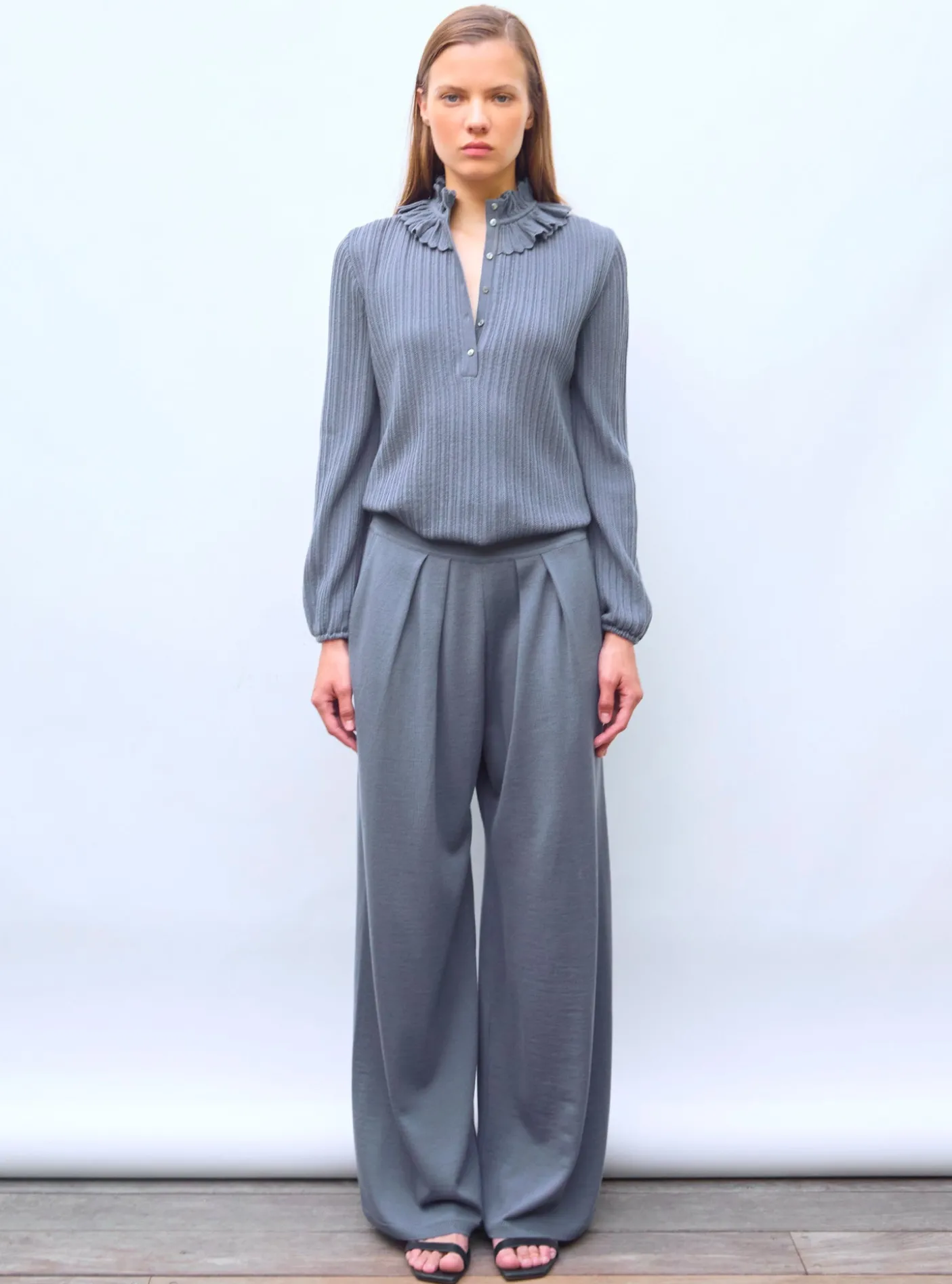 pantalon fluide maille fine jersey