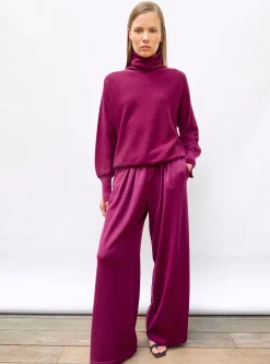 pantalon fluide maille fine jersey