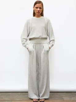 pantalon fluide maille fine jersey