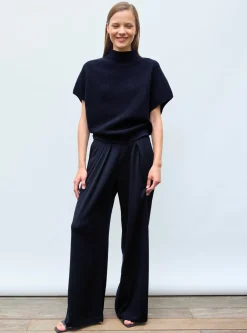 pantalon fluide maille fine jersey