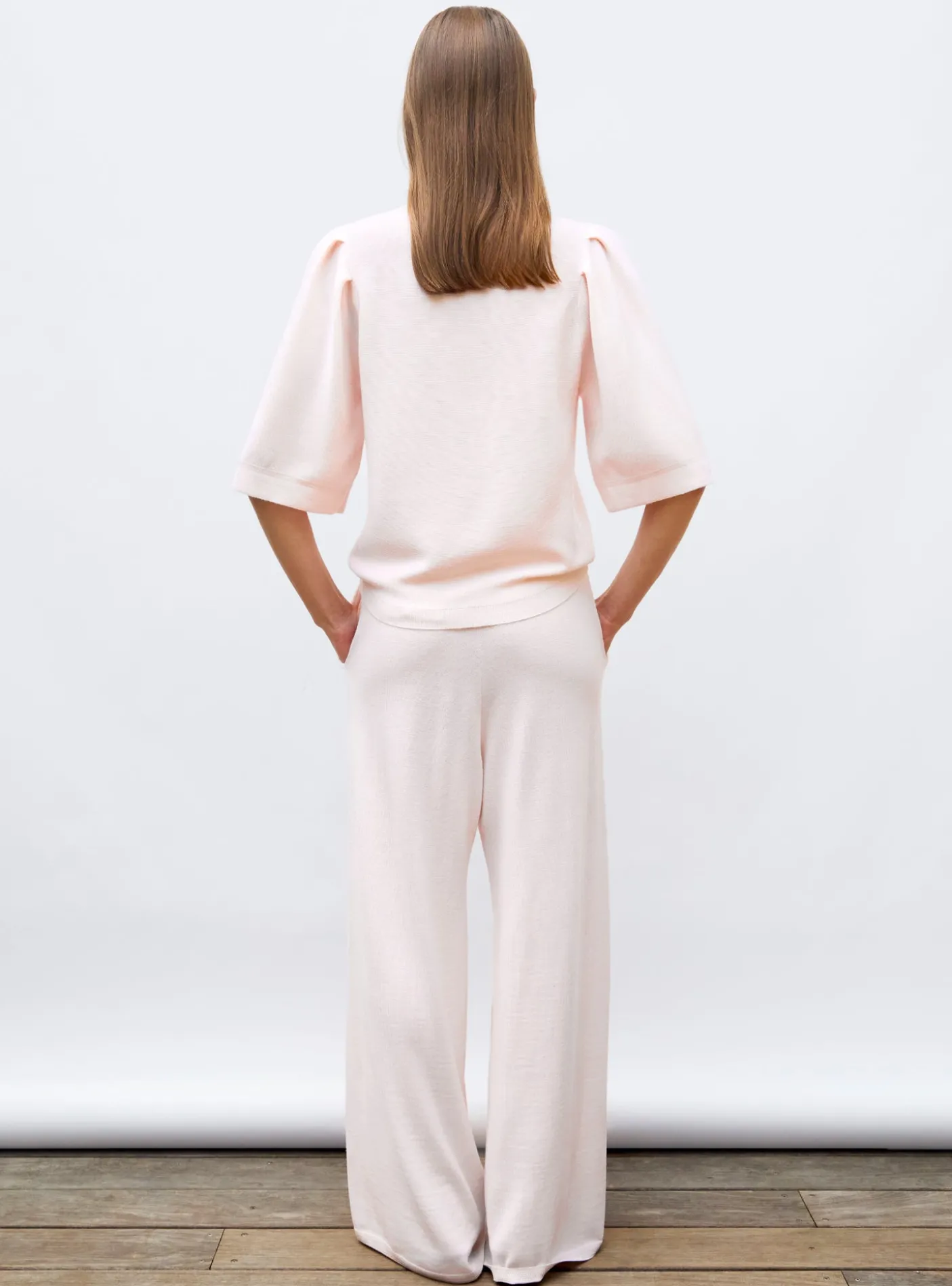 pantalon fluide maille fine jersey
