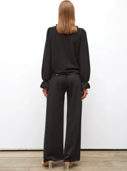 pantalon fluide maille fine jersey