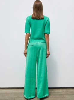pantalon fluide maille fine jersey