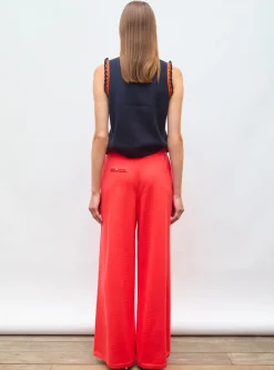 pantalon fluide maille fine jersey