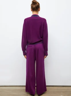 pantalon fluide maille fine jersey