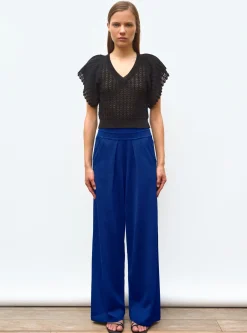 pantalon fluide maille légère