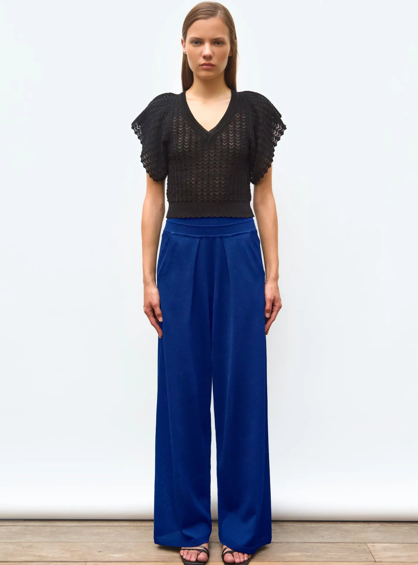 pantalon fluide maille légère