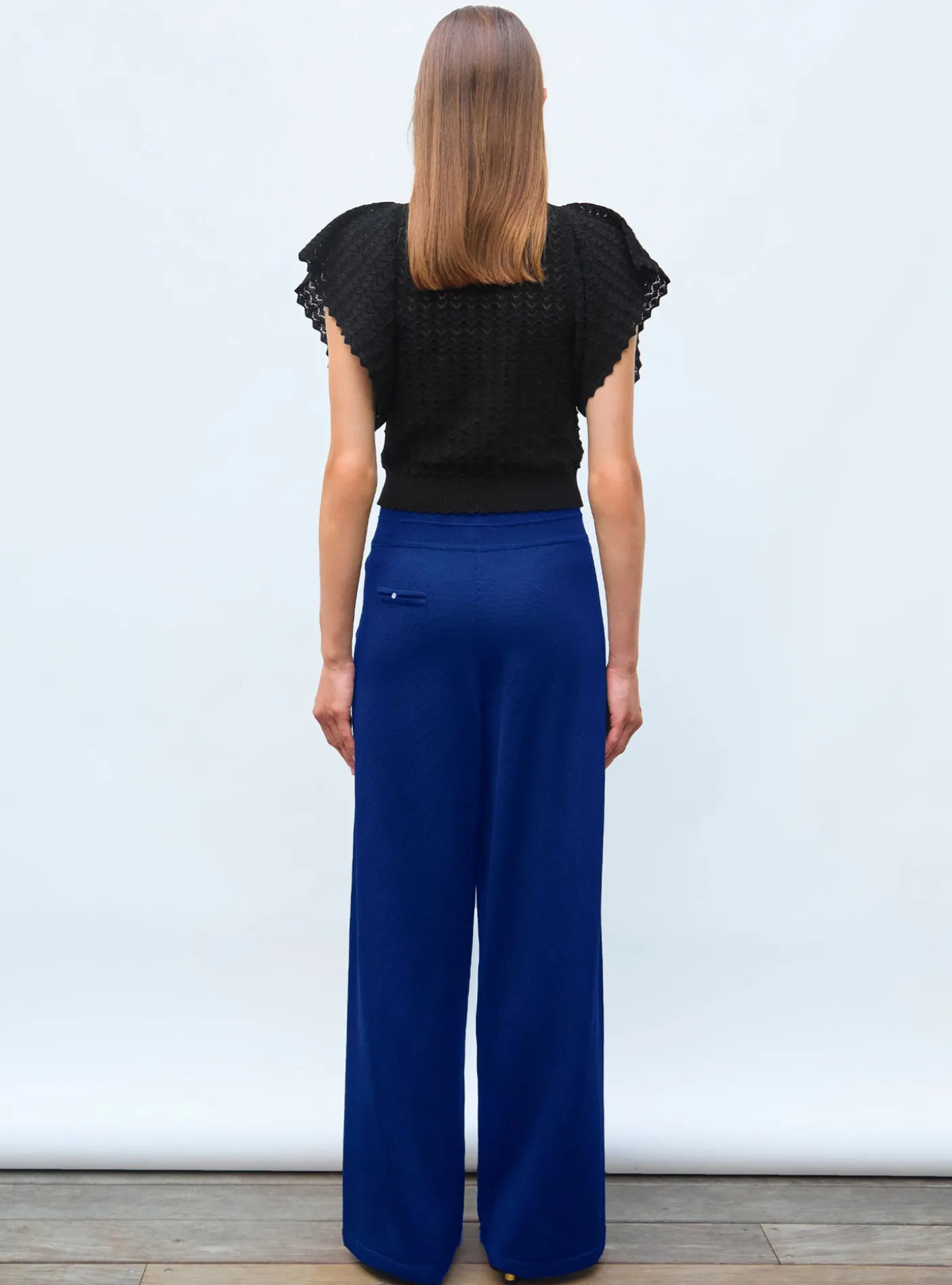 pantalon fluide maille légère